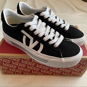 VANS SID NI STAPLE BLACK WHITE WOMEN SNEAKERS